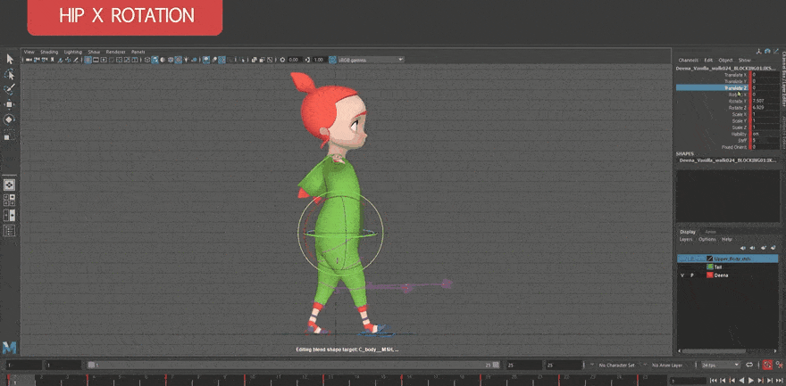 动画师必看干货!拆解走跑循环,死磕每一个细节